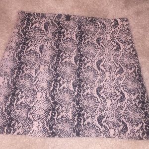 Free people snakeskin skirt